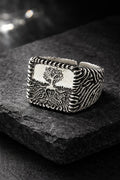 Intricate Tree of Life Tree Ring - Men